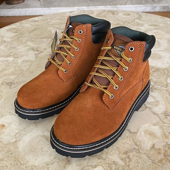 NWT Workload Sam Suede Leather Ankle Boots 9-Wide - Picture 2 of 11